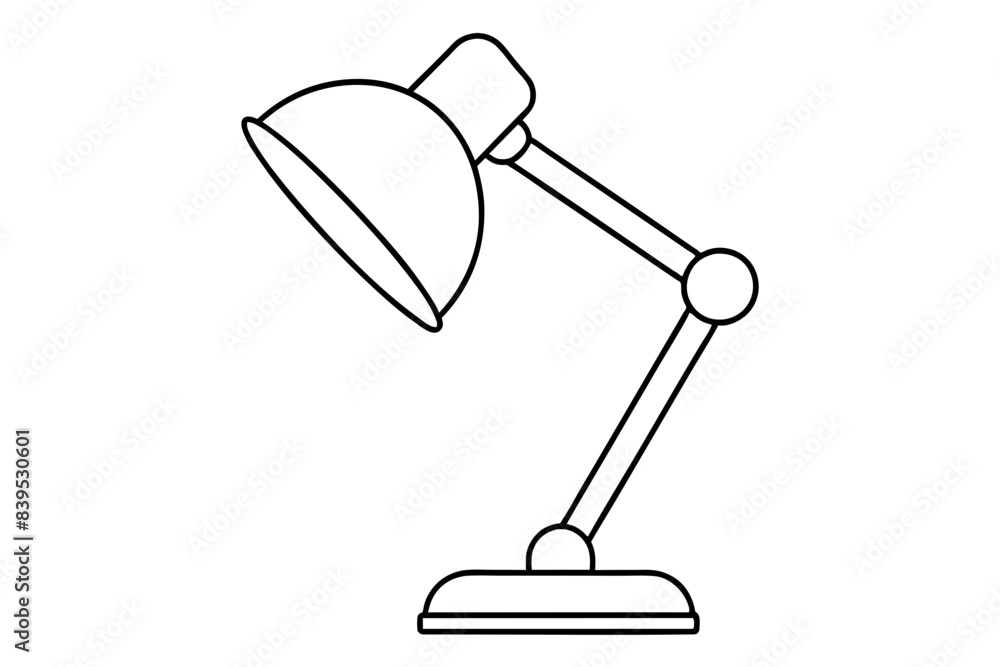 lamp line art silhouette vector illustration lamp line art silhouette vector illustration
