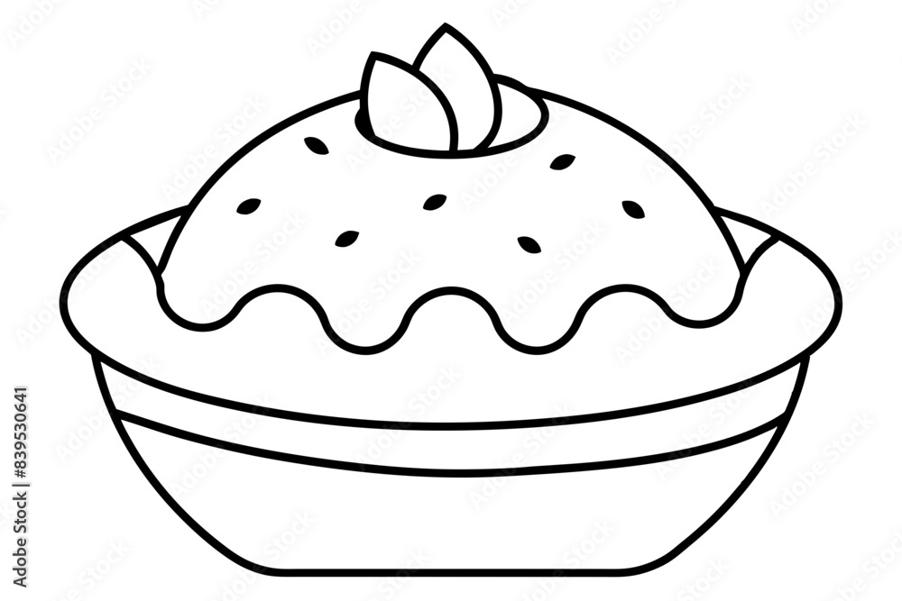 cake line art silhouette vector illustration cake line art silhouette vector illustration