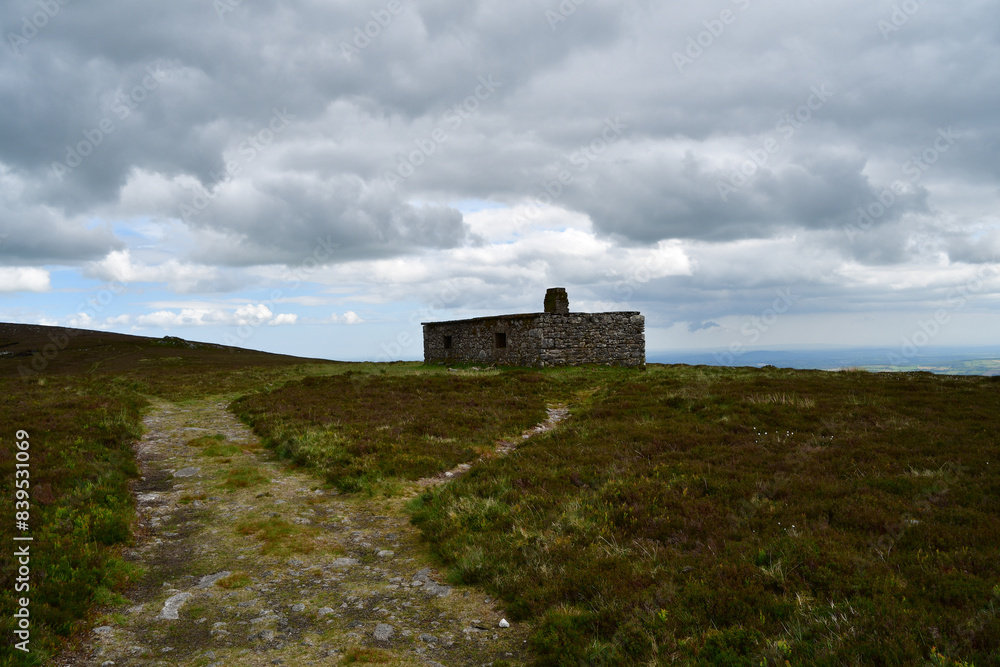 Ruins of Turf Cutters’ house, Black Rock Mountain, Co. Wexford, Ireland Ruins of Turf Cutters’ house, Black Rock Mountain, Co. Wexford, Ireland