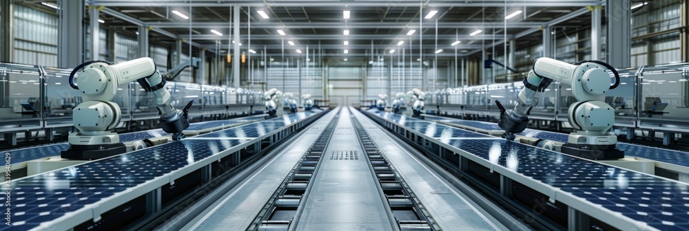 Naklejka premium Image depicting African American robotics control engineers collaborating on problem-solving