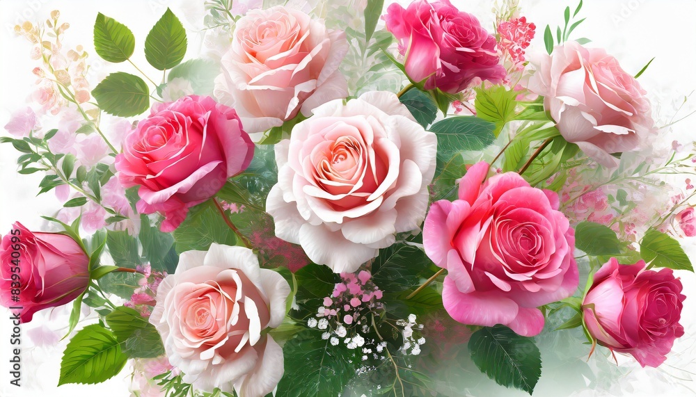 bouquet of pink roses bouquet of pink roses
