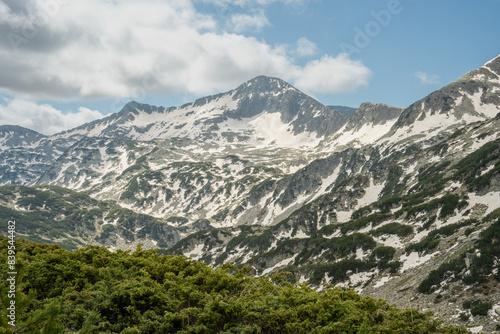 Wallpaper Mural Banderishki Chukar peak in Pirin Mountains is still covered by patches of snow in early June Torontodigital.ca