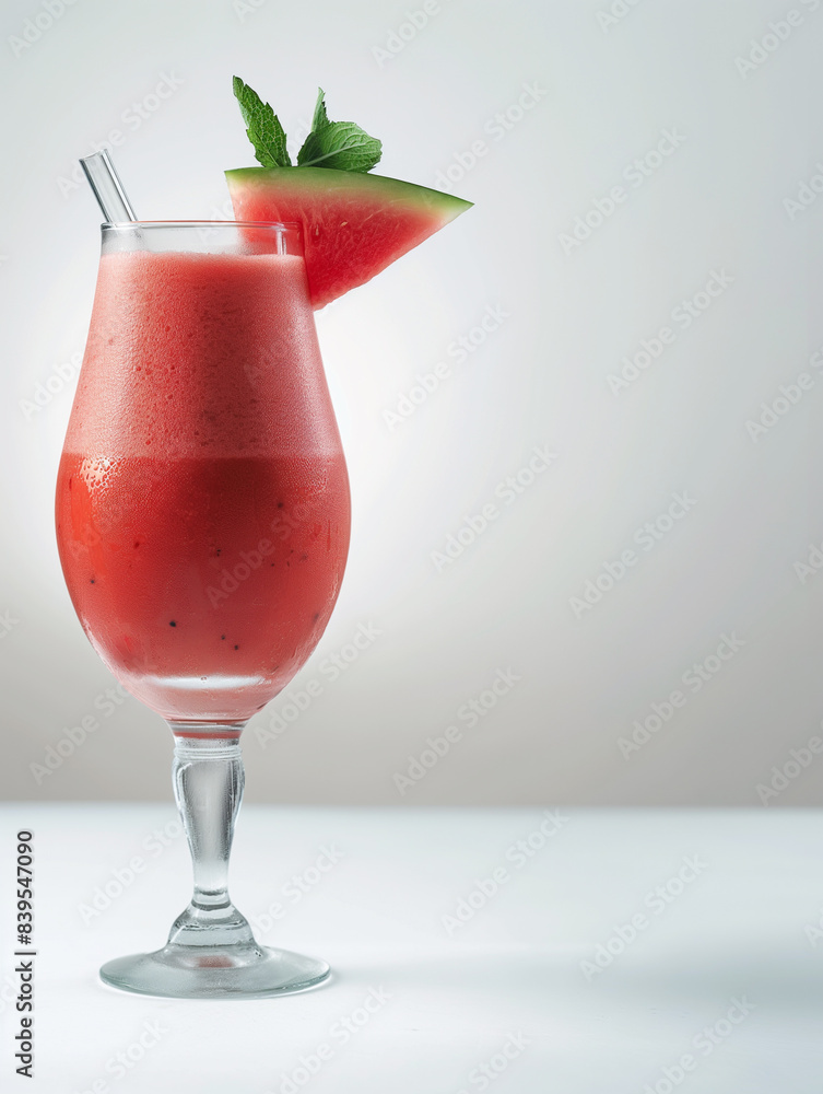 Watermelon smoothies with lime and mint Watermelon smoothies with lime and mint