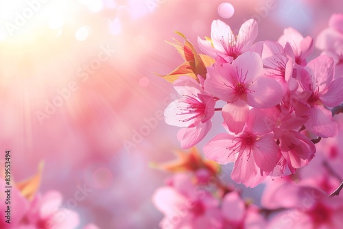 Cherry blossom tree   Sakura tree for banner   desktop wallpaper