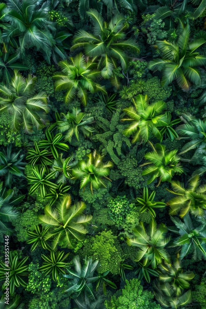 An expansive ultra sharp aerial panorama revealing the lush beauty a tropical rainforest An expansive ultra sharp aerial panorama revealing the lush beauty a tropical rainforest