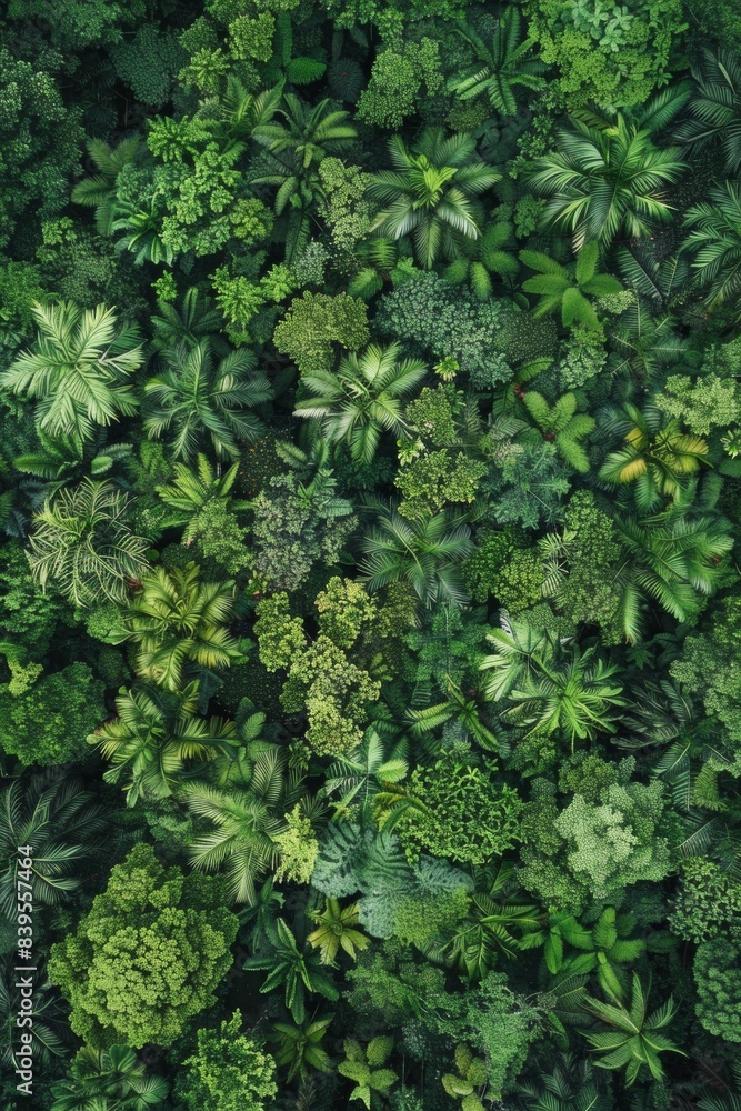An expansive ultra sharp aerial panorama revealing the lush beauty a tropical rainforest An expansive ultra sharp aerial panorama revealing the lush beauty a tropical rainforest