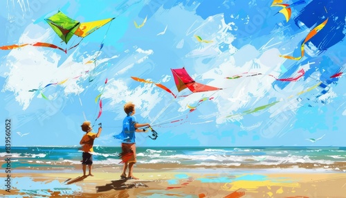 Kite Flying Fun: A Day at the Beach- AR 7:4