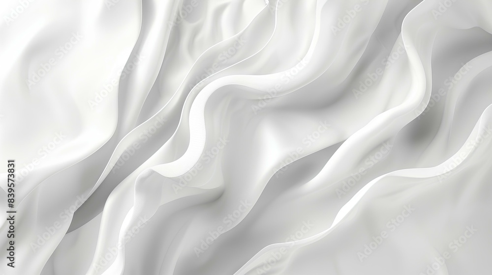 Obraz premium White fabric texture background design element