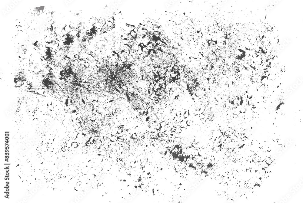 Fototapeta premium Grunge paper texture. Grunge rough background. Grain, distressed texture, shabby, loft, noisy, noise, scratch, background. Black shapes as a simple background. Black Alpha.