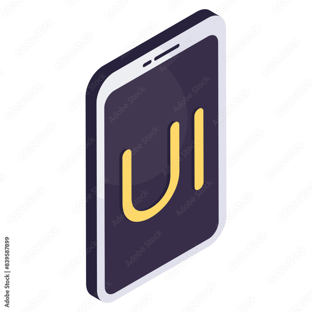 Premium download icon of mobile ui Premium download icon of mobile ui
