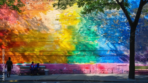 Diverse Pride Flags Displayed Outdoors 