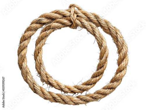 Obraz na płótnie Close-up knot on black background