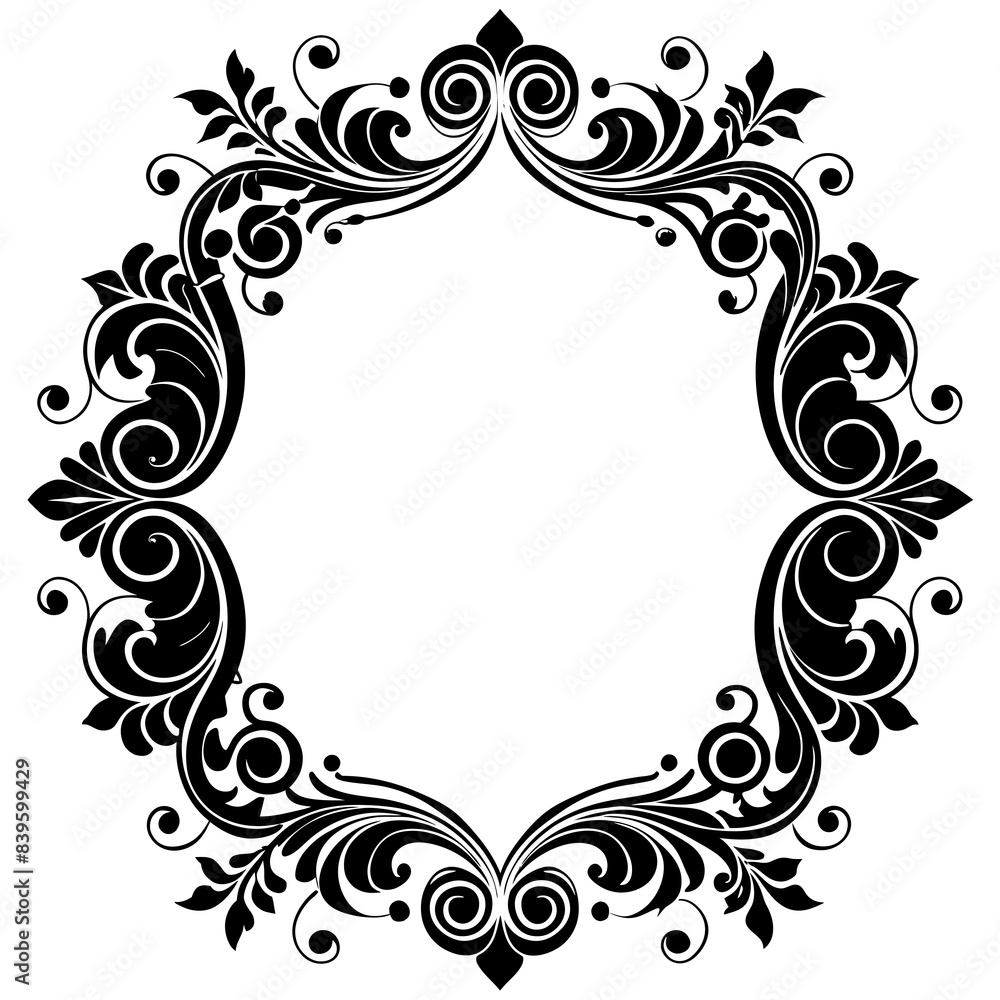 Decorative corners and dividers vector silhouette illustration Decorative corners and dividers vector silhouette illustration