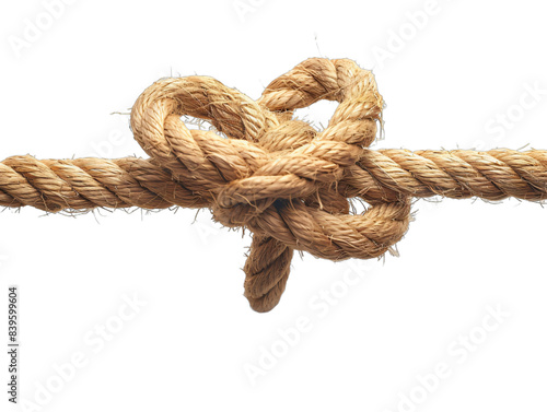 Close-up of rope knot on black background