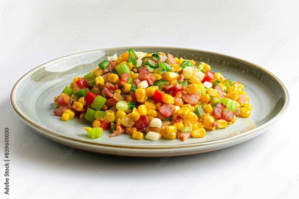 Hearty Cajun Corn Maque Choux with Sweet Corn and Smoky Bacon Hearty Cajun Corn Maque Choux with Sweet Corn and Smoky Bacon