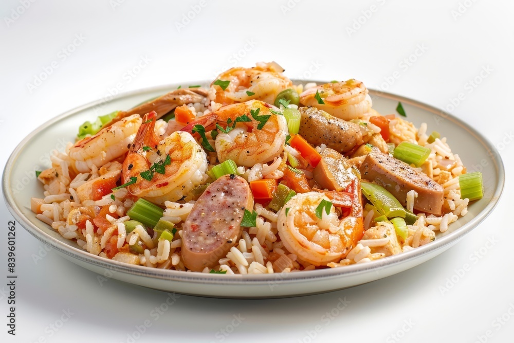 Flavorful Cajun Jambalaya with Sausage and Creole Seasoning Flavorful Cajun Jambalaya with Sausage and Creole Seasoning