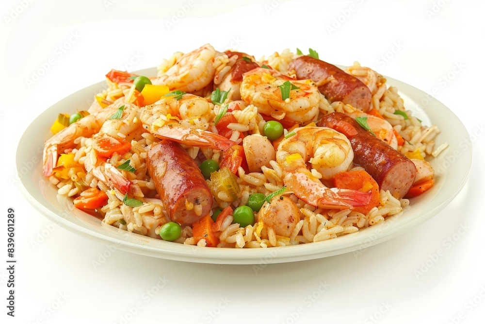 Homemade Cajun Jambalaya with Creole Seasoning and Rice Homemade Cajun Jambalaya with Creole Seasoning and Rice