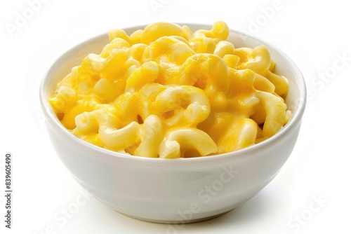 Mac and Cheese A bowl of creamy mac and cheese
