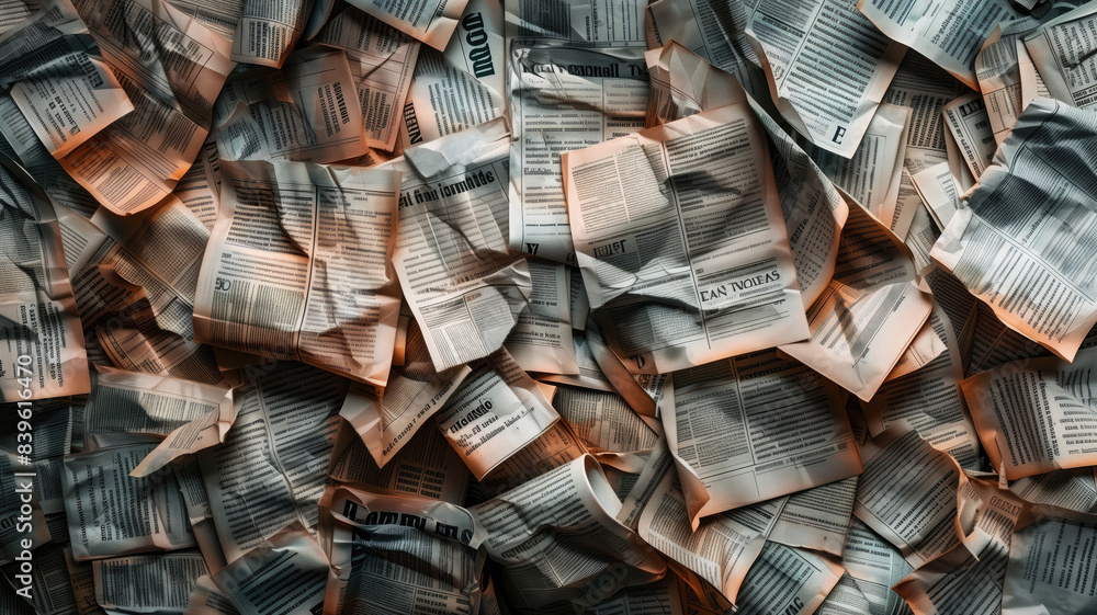 Abstract Newspaper Information Wallpaper Background Header, Communication Concept Abstract Newspaper Information Wallpaper Background Header, Communication Concept