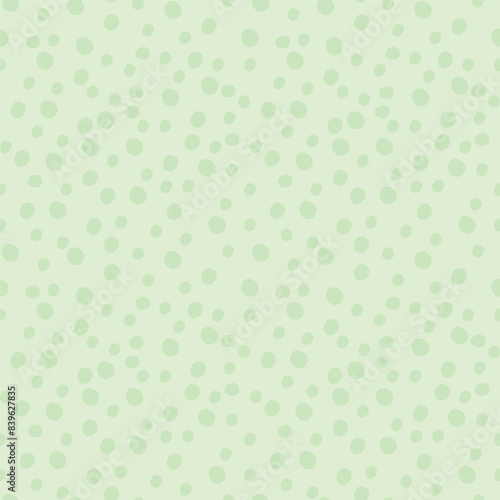 Abstract background with green circles. Seamless pattern with soap bubbles on a green background.