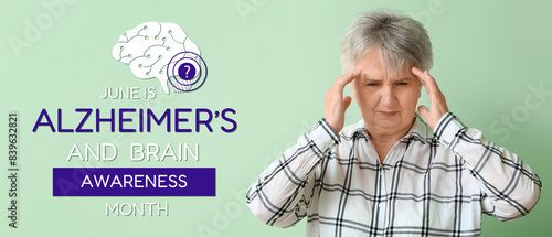 Senior woman suffering from...