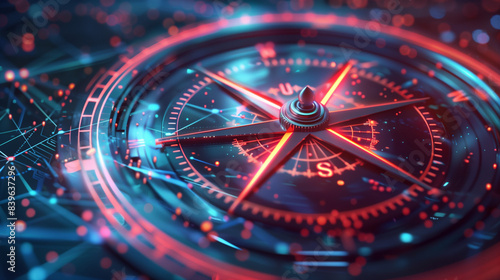 Wallpaper Mural The digital compass: A strategic explorer for businesses, Vision crisis, Mission path, Agency creative, Digital strategy, Market decision, Achievement strategy, Financial stock, Company vision Torontodigital.ca