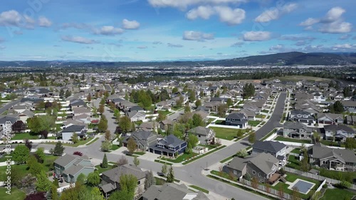 aerial view of the neighborhood