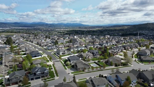 aerial view of the neighborhood
