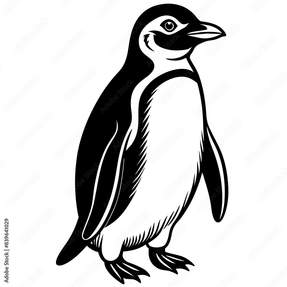 Fototapeta premium penguin illustration