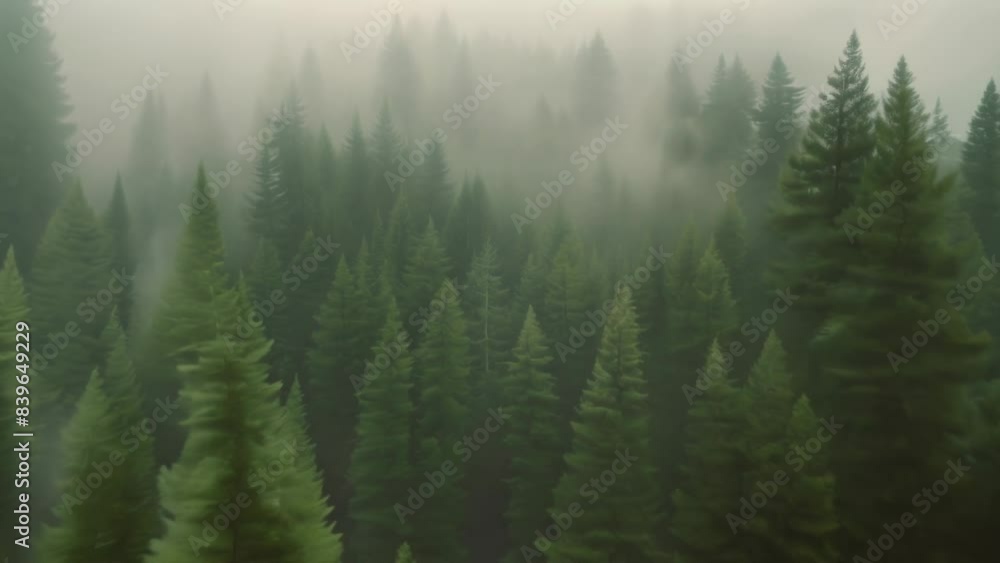 fog in the forest fog in the forest
