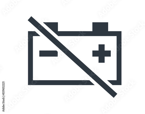 Battery disconnect symbol. 