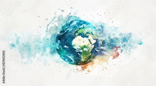 International Day for the Protection of the Ozone Layer. white background, 