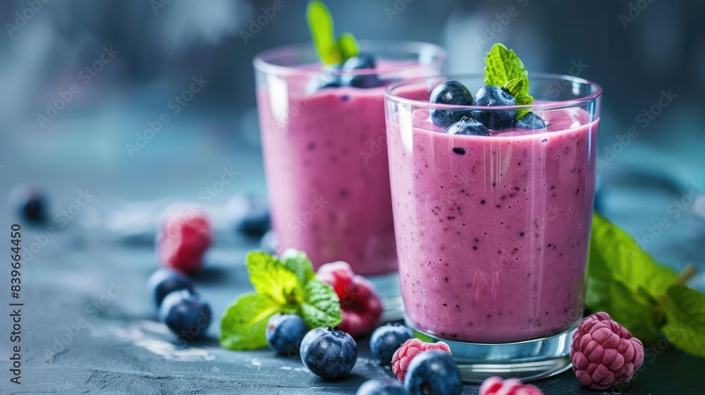 strawberry smoothie with mint strawberry smoothie with mint