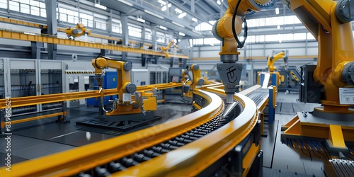 Advanced Robotic Arm in Factory Setting