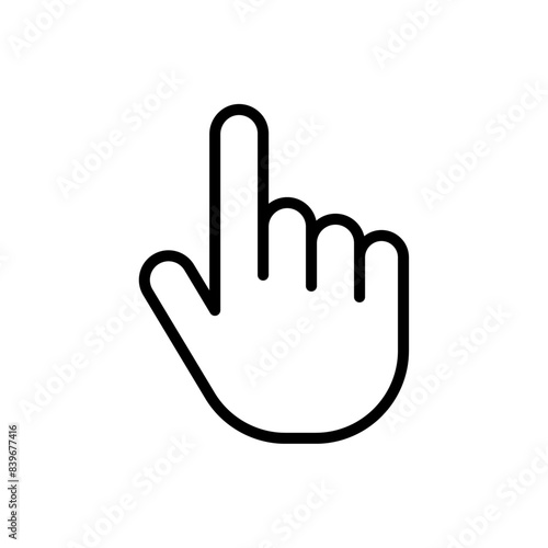Hand cursor icon