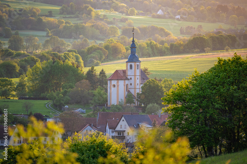 Kirche St. Josef der Bräutigam in Oberfladungen in der Rhön photo