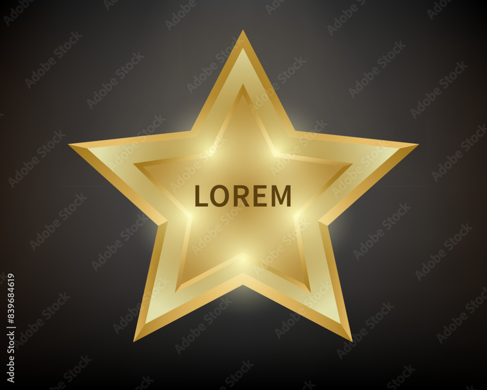 Gold star background vector illustration Gold star background vector illustration