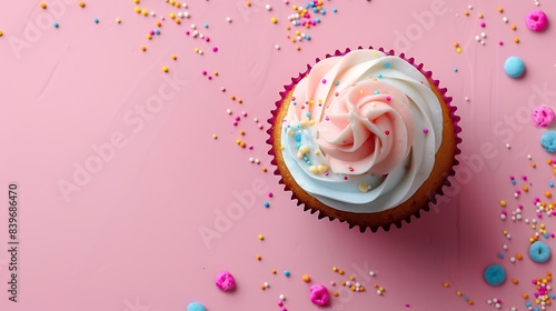 cupcake, cake, food, icing, sweet, celebration, dessert, baked, birthday, delicious, horizontal, frosting, cream, homemade, sprinkle, snack, chocolate, muffin, background, sugar, bakery, party, photog