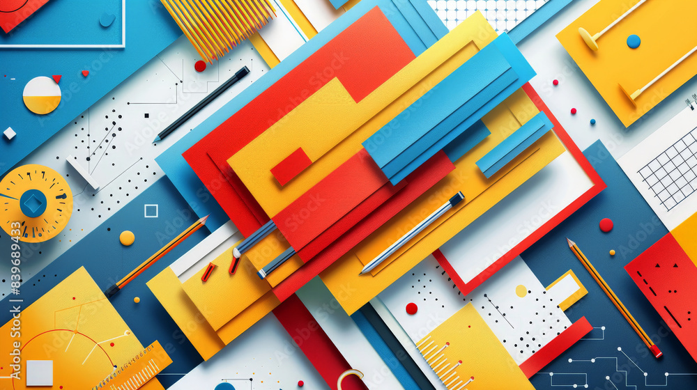 abstract background with squares and rectangles abstract background with squares and rectangles