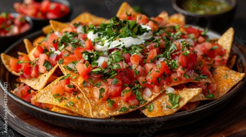 enjoy crunchy nachos with tangy salsa and cheesy sauce for a cozy family game night  a delicious homemade comfort food idea