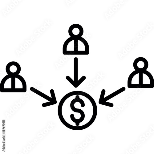 Crowdfunding icon
