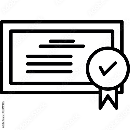 Certificate icon