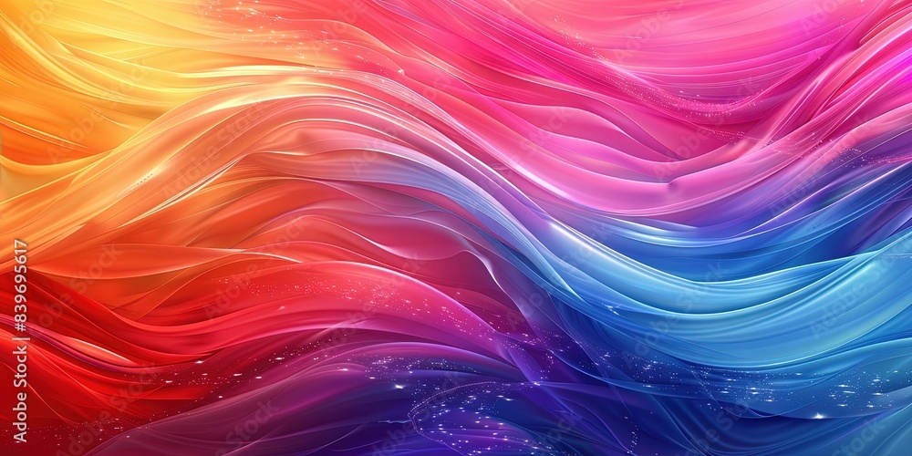 Abstract rainbow colored design Abstract rainbow colored design