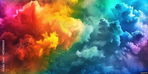 Abstract wallpaper background with colorful rainbow spectrum