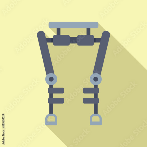 Cutting edge modern exoskeleton bionics technology, a futuristic robotic suit for human enhancement and mobility augmentation, designed for medical rehabilitation, industrial and military use