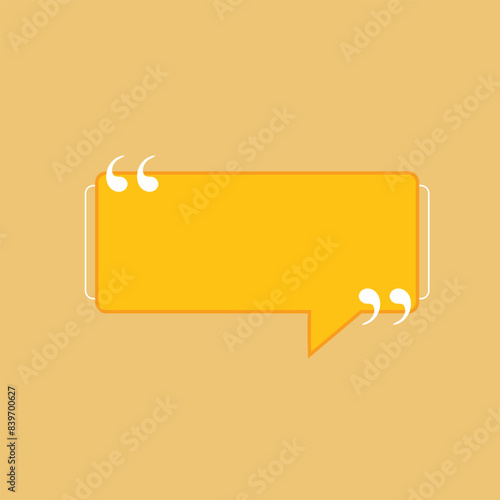 Vector Qoute box frame, comment frame, suitable for your design