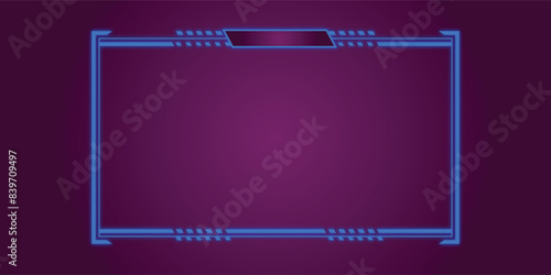 Modern Style Face Cam Panel Design