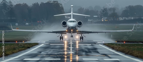 Jet Airliner Touchdown