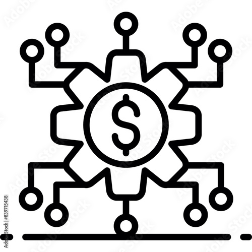 Digital Currency  Icon