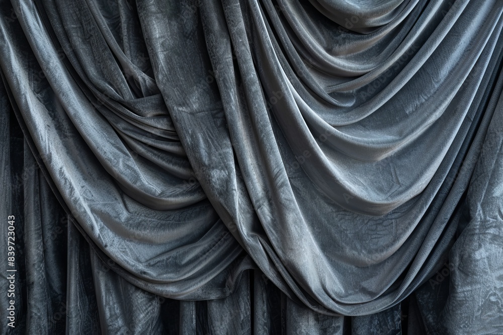 Obraz premium Gray drapery